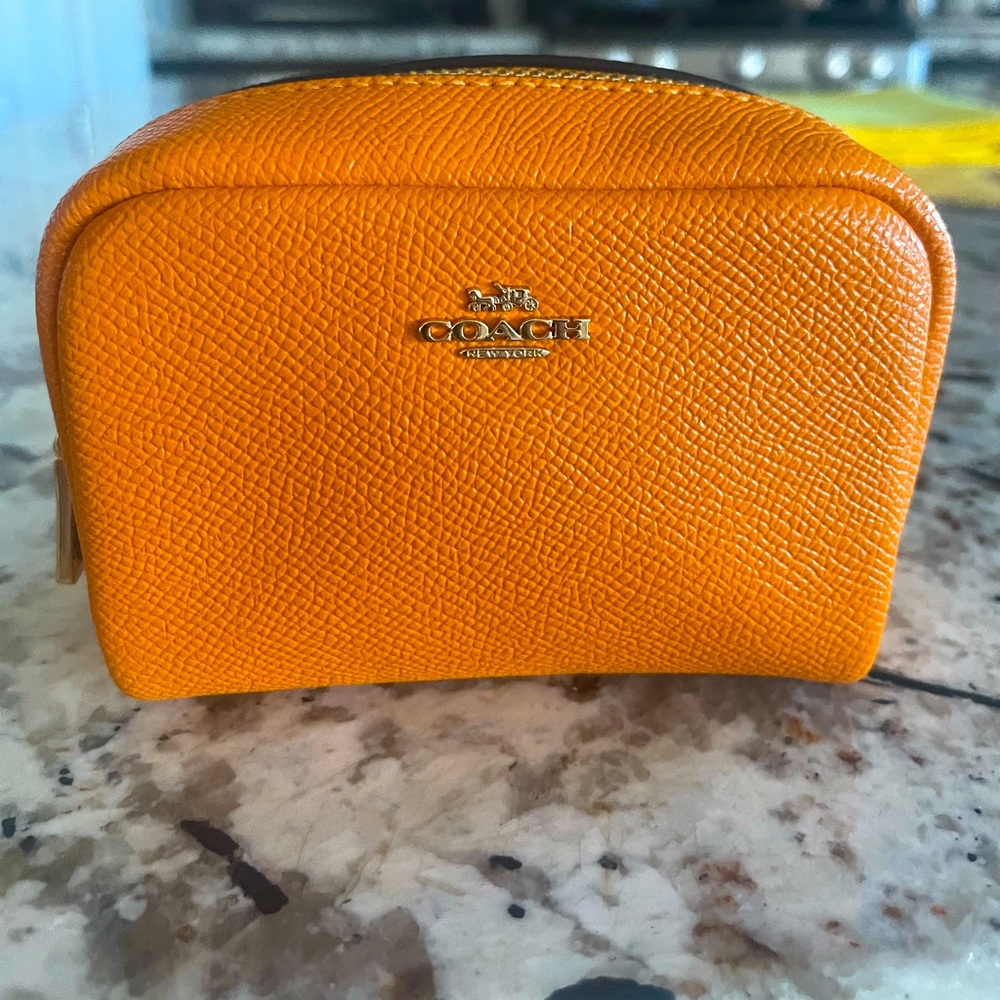 Coach mini boxy cosmetic case